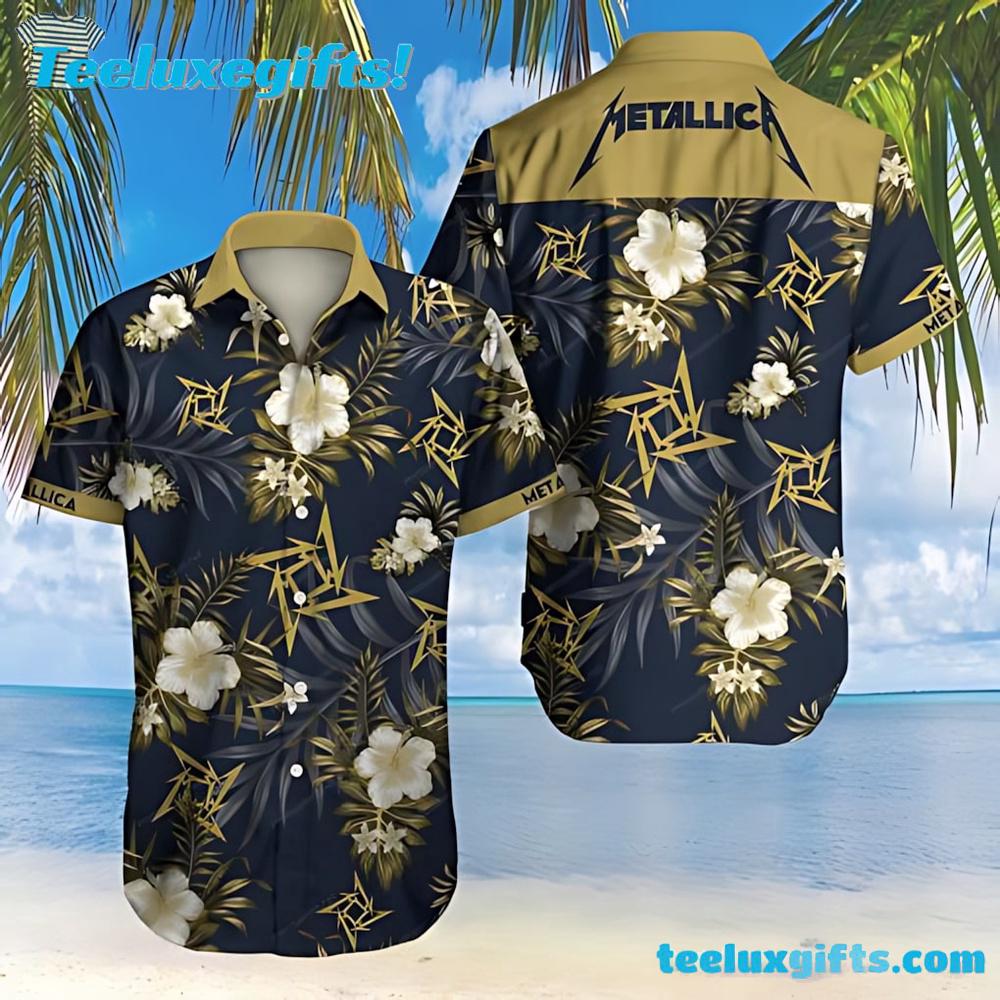 Metallica Metal Up Your Aloha Summer Aloha Hawaiian Shirt