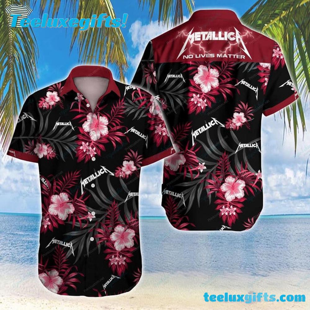 Metallica Tropical Thunder Summer Aloha Hawaiian Shirt