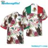 Mexico Proud Dahlia Golden Eagle Hawaiian Shirt