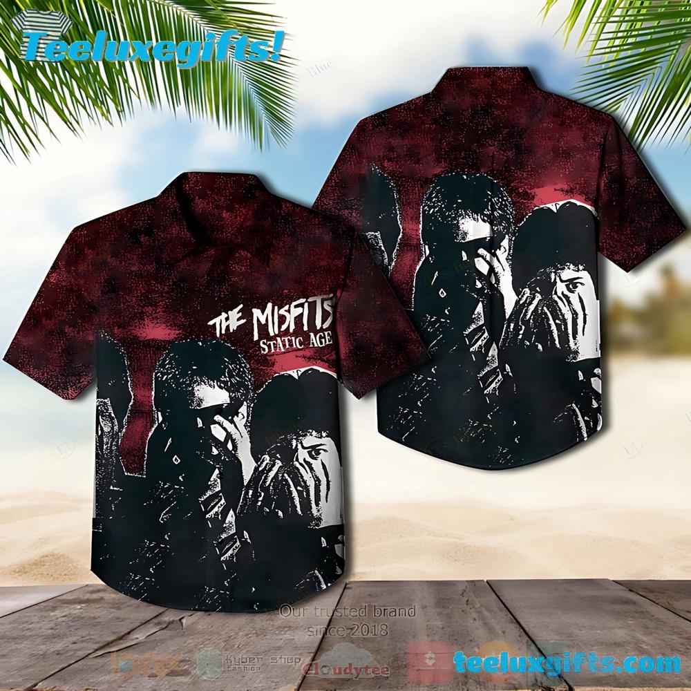 Misfits Static Age Album Summer Aloha Hawaiian Shirt
