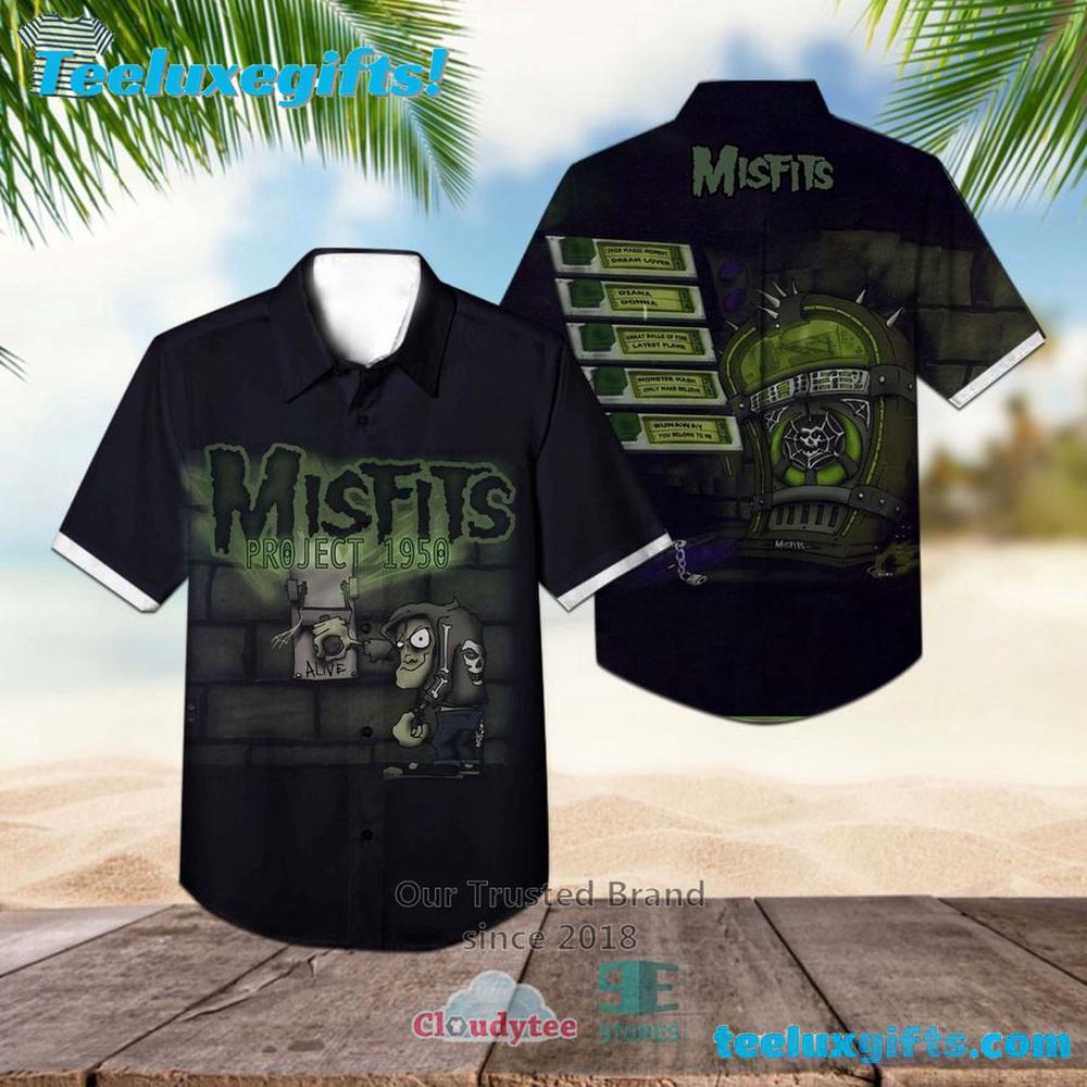 Misfits Tropical Forest Party Summer Aloha Hawaiian Shirt