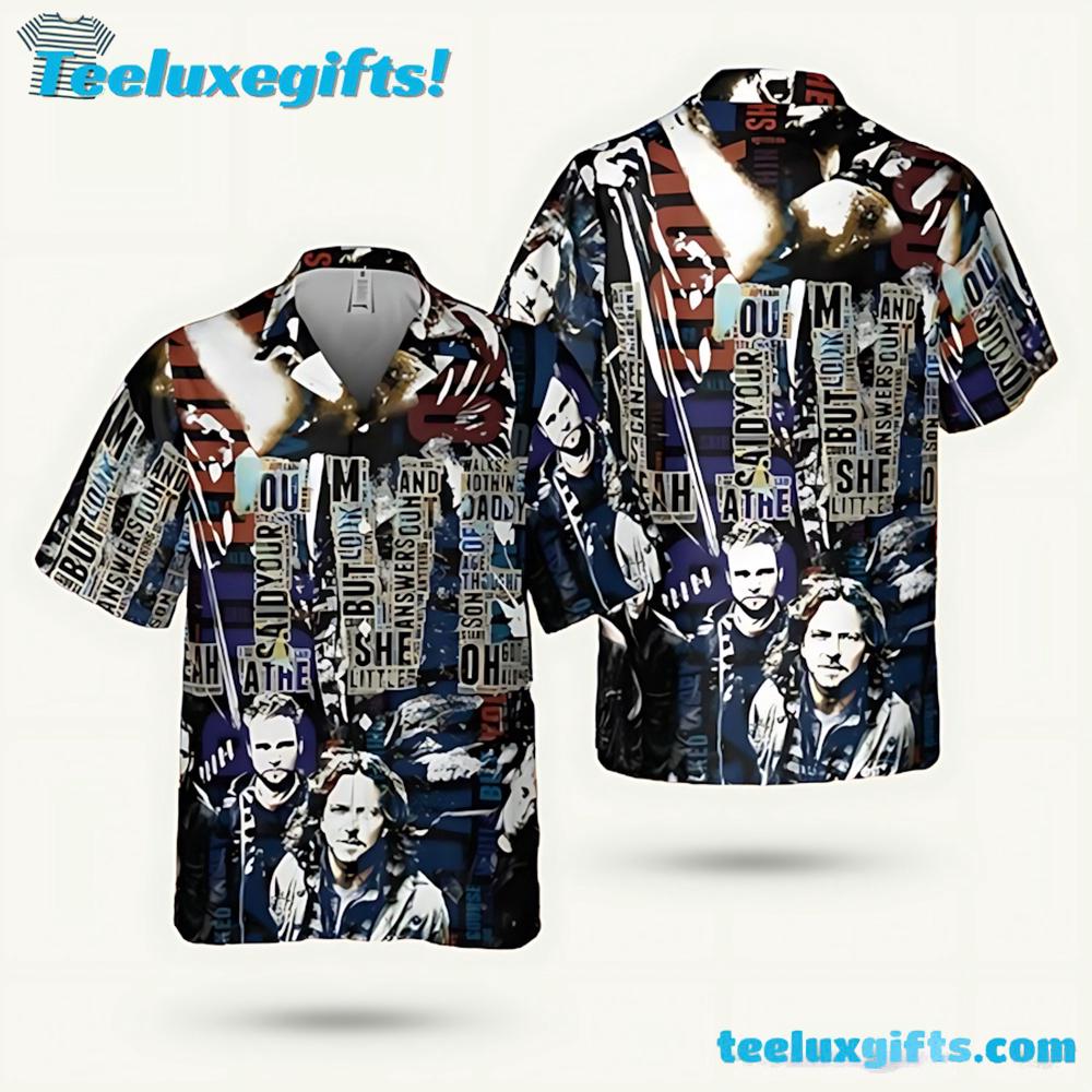 Motley Crue Band Vintage Style Summer Aloha Hawaiian Shirt