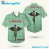 Motley Crue Music Green Summer Aloha Hawaiian Shirt