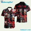 Motley Crue Wild Side Photo Collage Summer Aloha Hawaiian Shirt