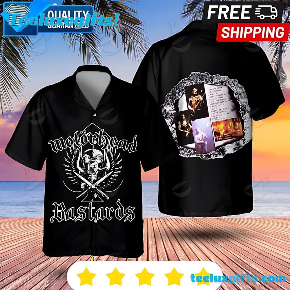Motorhead Bastards Album Summer Aloha Hawaiian Shirt