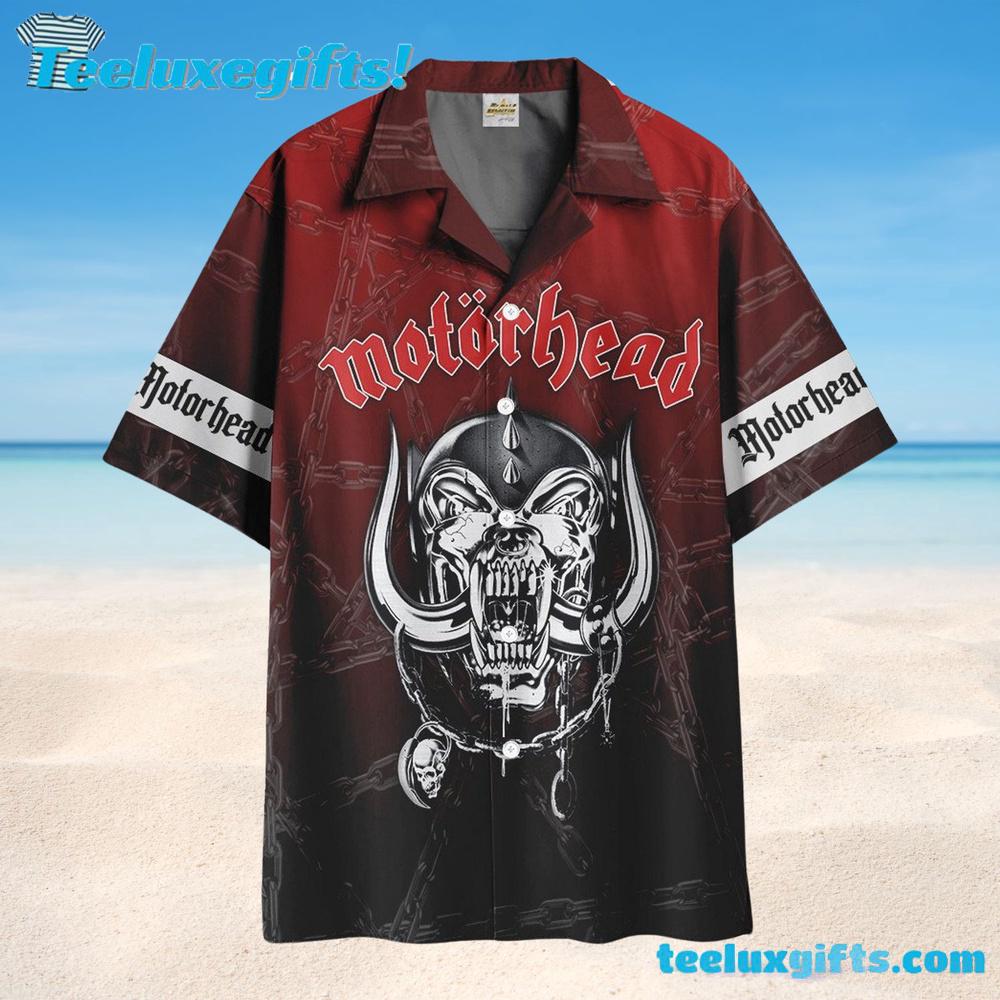 Motorhead Chains of Doom Summer Aloha Hawaiian Shirt