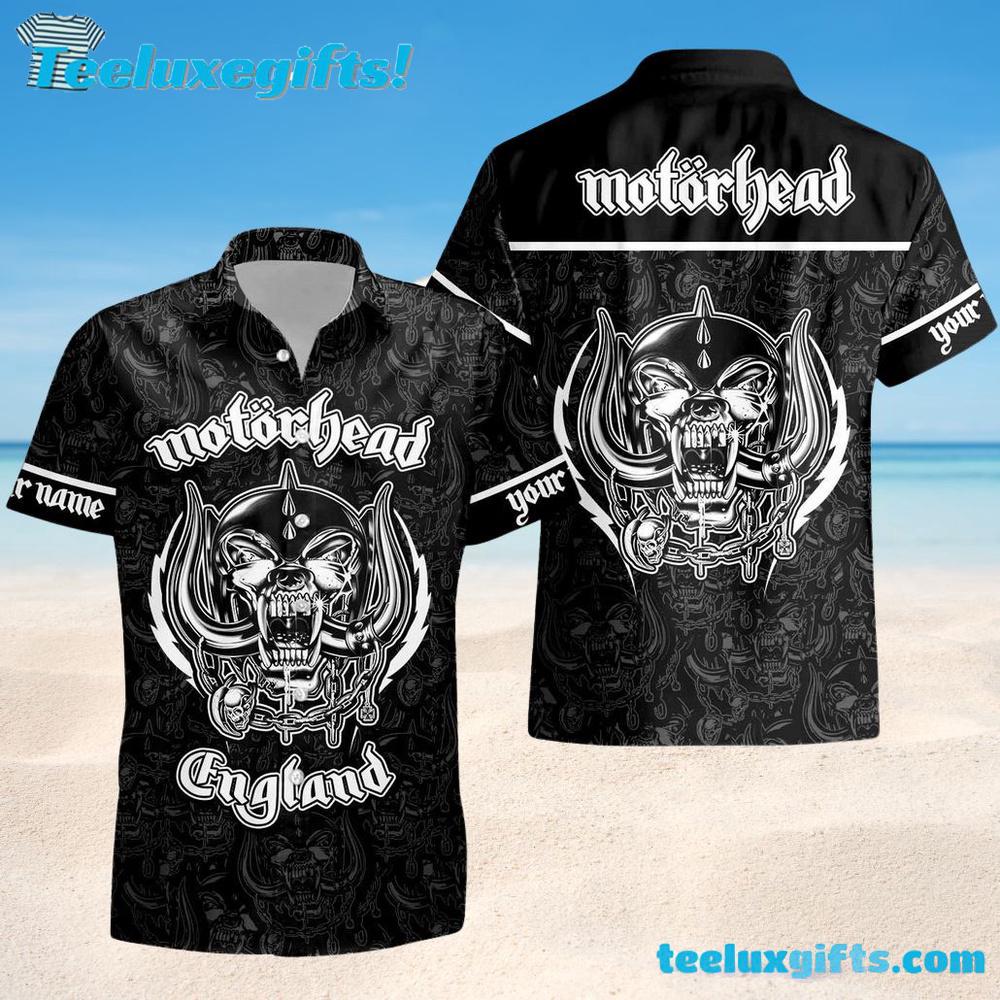 Motorhead England War Pig Classic Summer Aloha Hawaiian Shirt