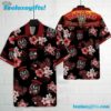 Motorhead Floral Tribute Summer Aloha Hawaiian Shirt