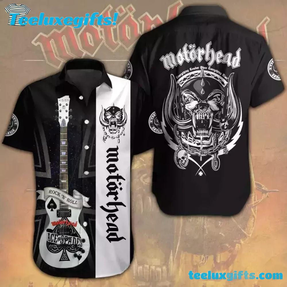 Motorhead Guitar Summer Aloha Hawaiian Shirt