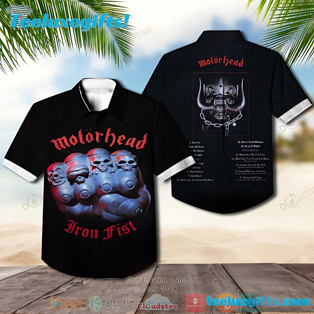 Motorhead Iron Fist Summer Aloha Hawaiian Shirt