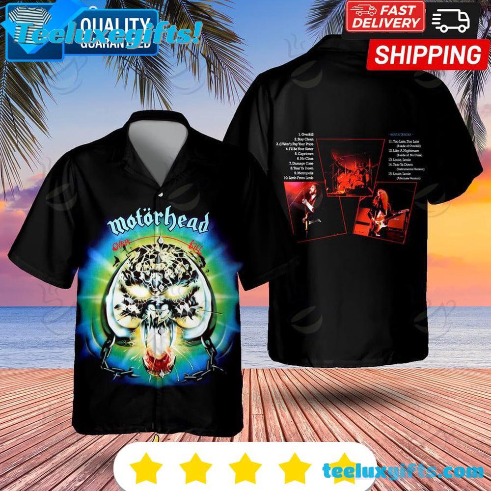 Motorhead On Parole Tropical Summer Aloha Hawaiian Shirt