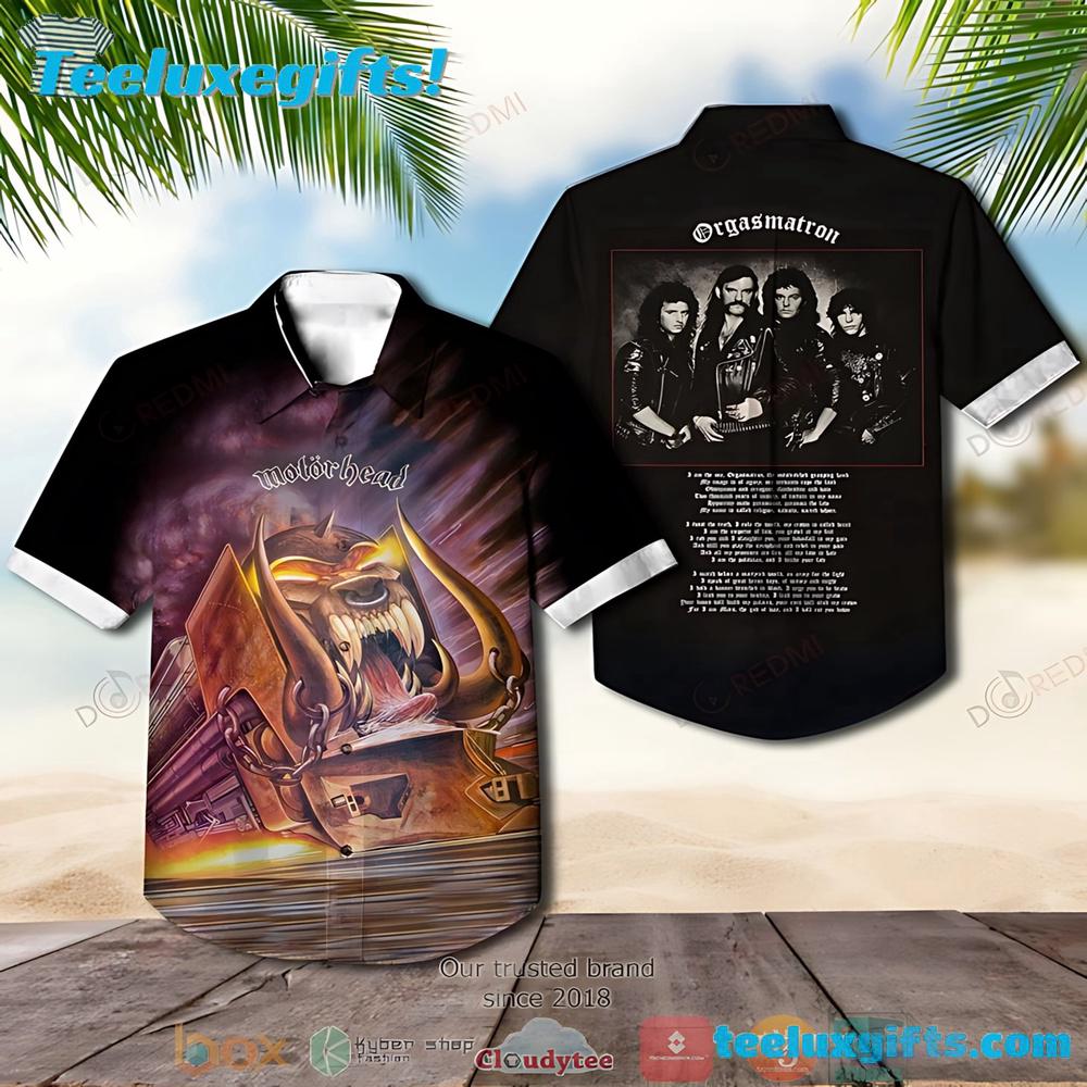 Motorhead Orgasmatron Summer Aloha Hawaiian Shirt