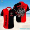 Motorhead Red & Black Classic War Pig Summer Aloha Hawaiian Shirt