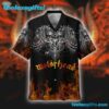 Motorhead Red Fire Summer Aloha Hawaiian Shirt