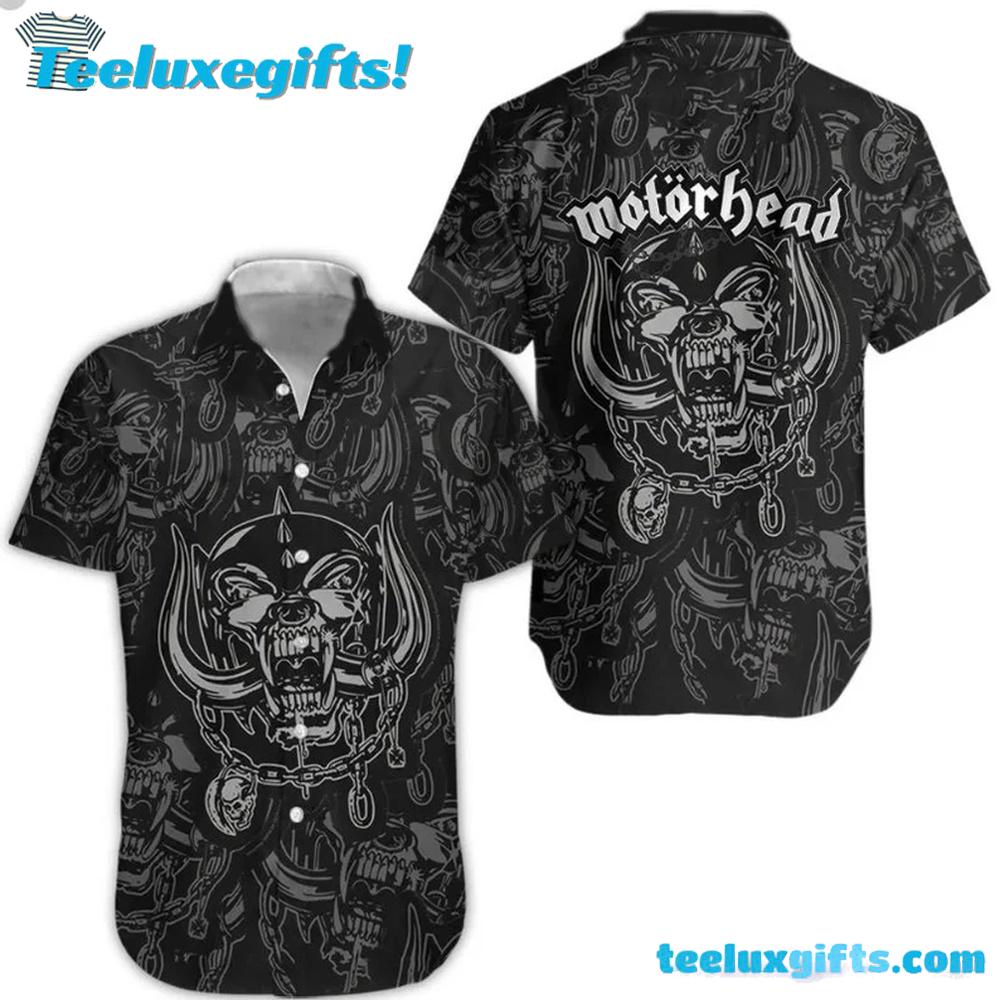 Motorhead Shull Summer Aloha Hawaiian Shirt