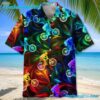 Mountain Bike Color Hawaiian Shirt