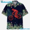 Mountain Bike Tropical Leaf Hawaiian Shirt