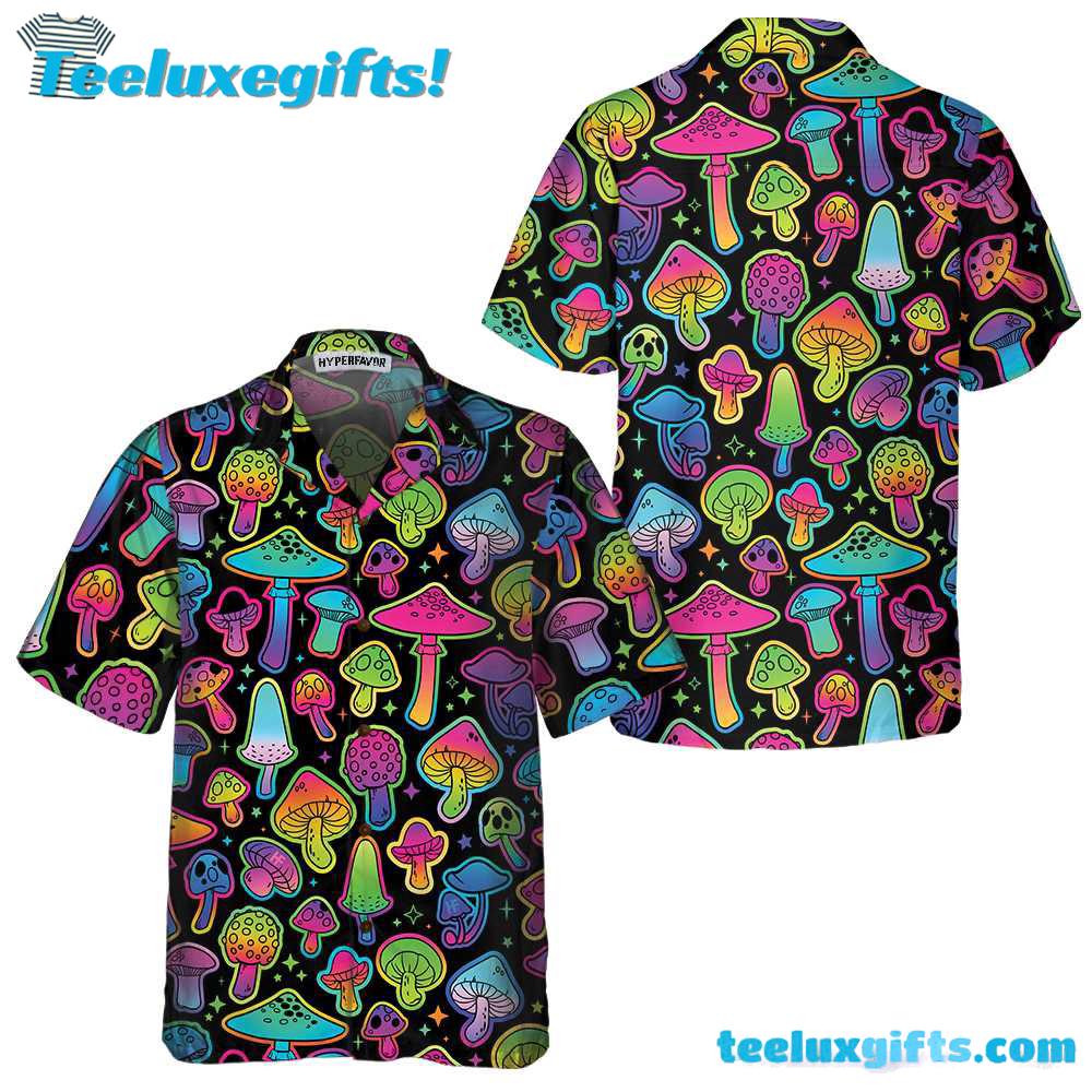 Mushroom Pattern Hawaiian Shirt Mushroom Pattern Hawaiian Shirt