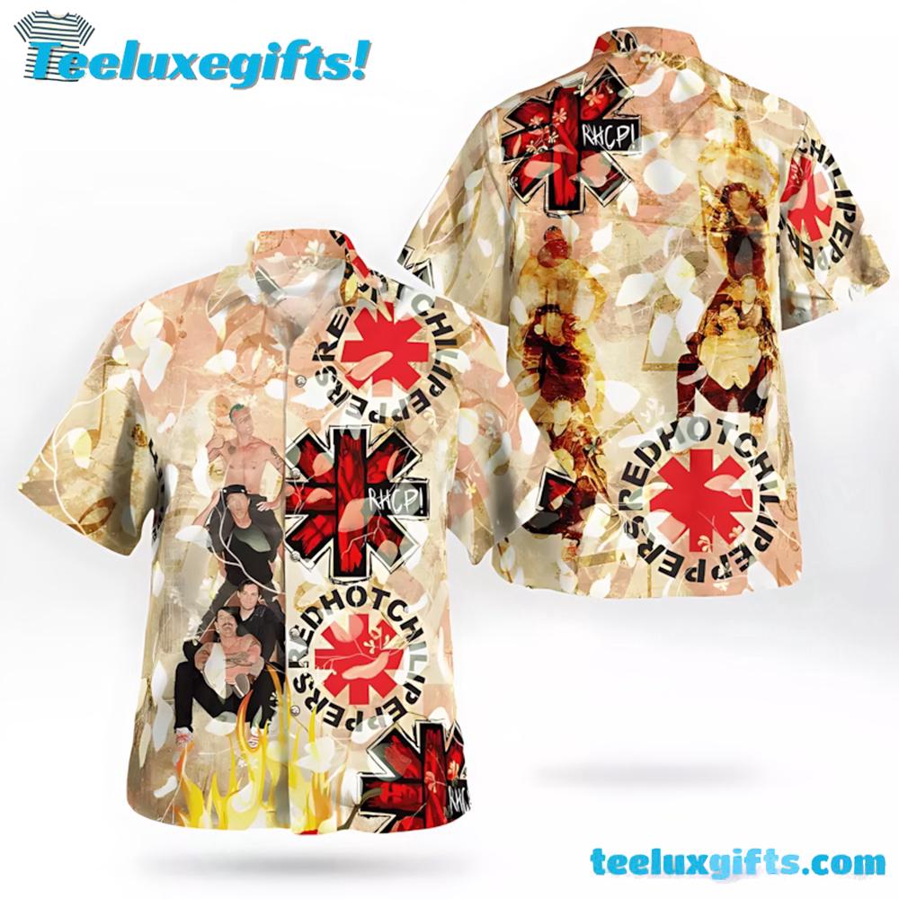 Music Rock Band Red Hot Chili Peppers Summer Aloha Hawaiian Shirt