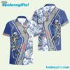Natural Light Beer Skeleton Dancing Happy Hawaiian Shirt