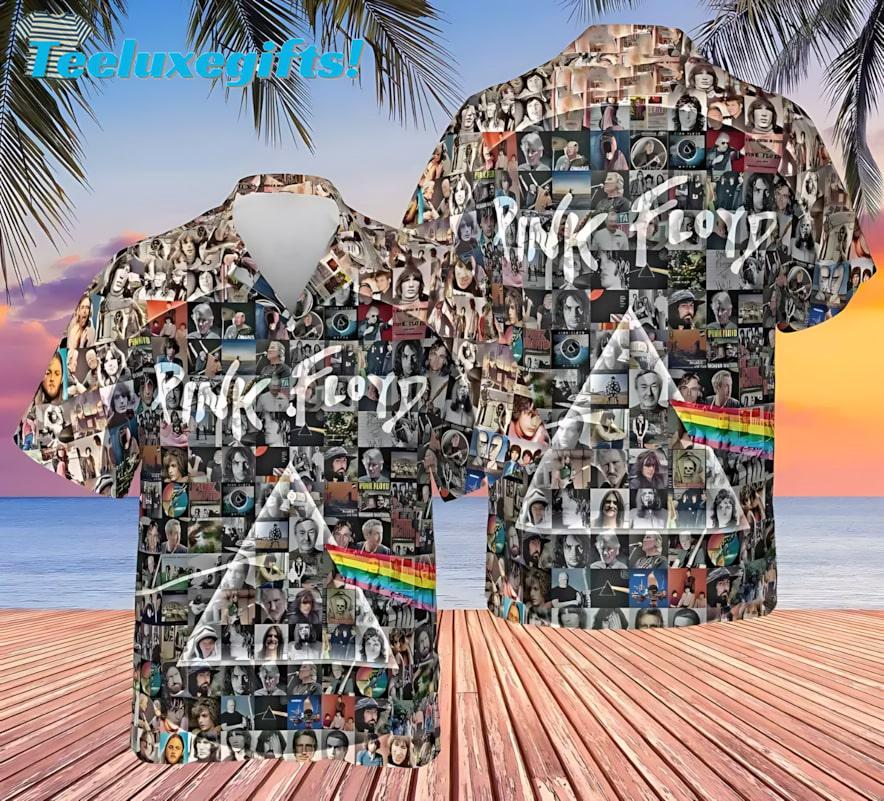 Pink Floyd Album Collage Picture Summer Hawaiian Shirt
