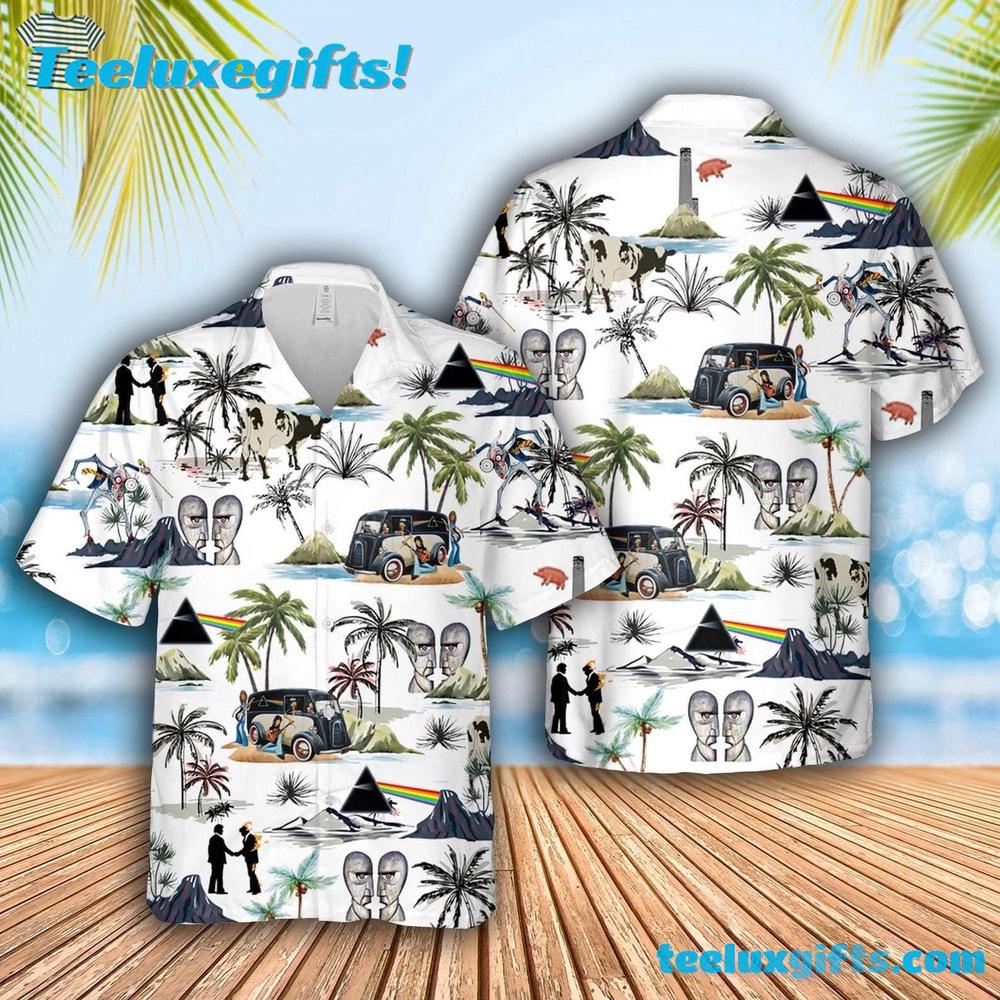 Pink Floyd Legend Band Hawaiian Aloha Shirt