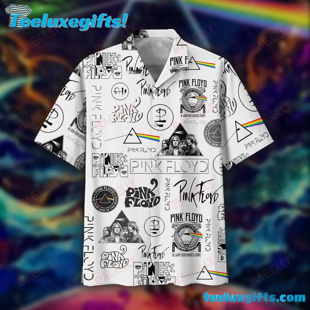 Pink Floyd Logo Collage Summer Hawaiian Shirt