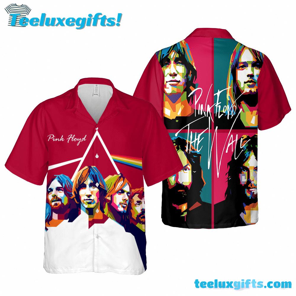 Pink Floyd Members Art Rock Band Summer Hawaiian Shirt