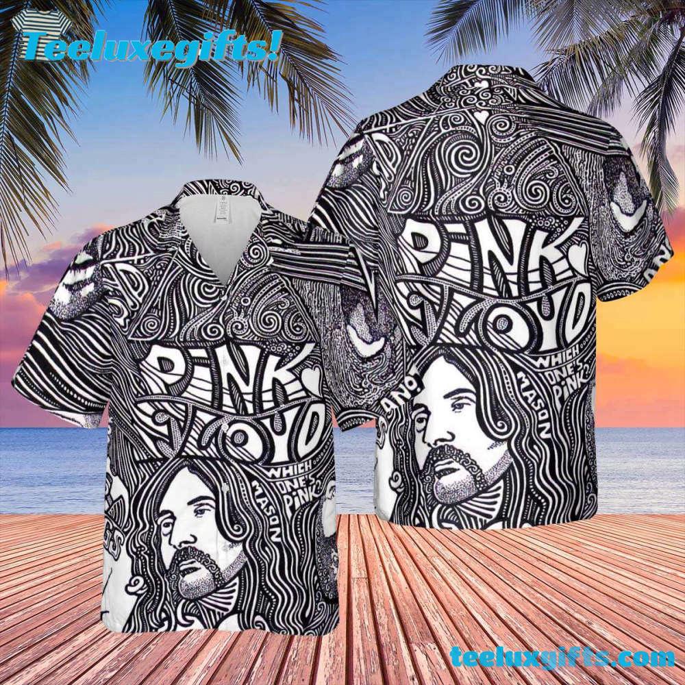 Pink Floyd Psychedelic Portrait Summer Hawaiian Shirt