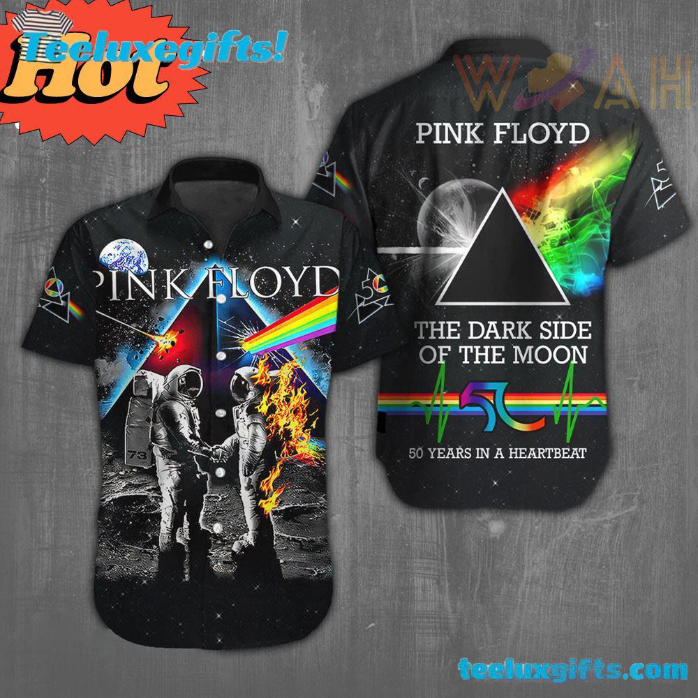 Pink Floyd The Dark Side Of The Moon 50 Years In A HeartBeat Summer Hawaiian Shirt