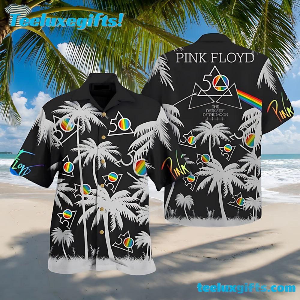 Pink Floyd The Dark Side Of The Moon 50th Anniversary Summer Hawaiian Shirt