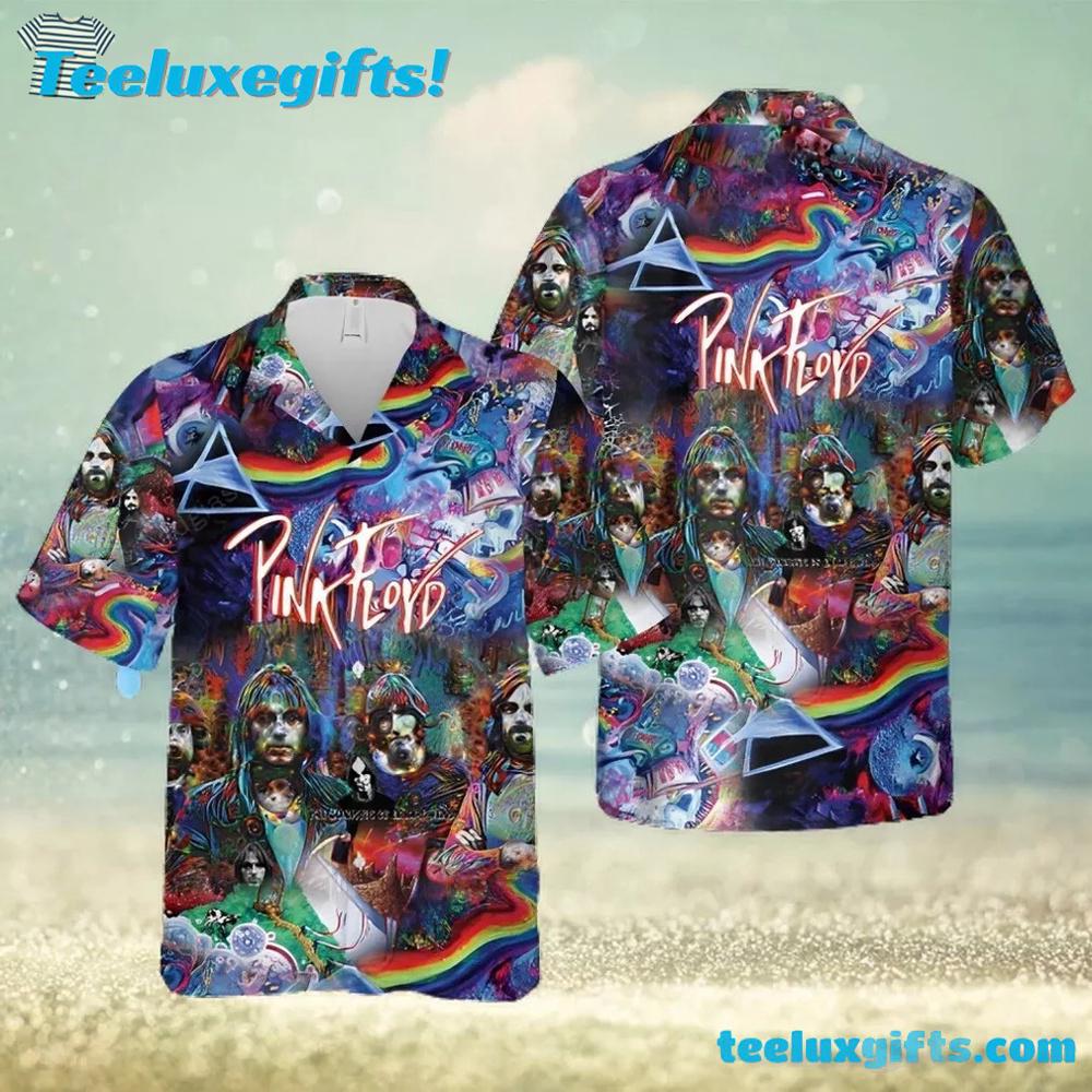 Pink Floyd The Dark Side of the Moon Aloha Summer Hawaiian Shirt