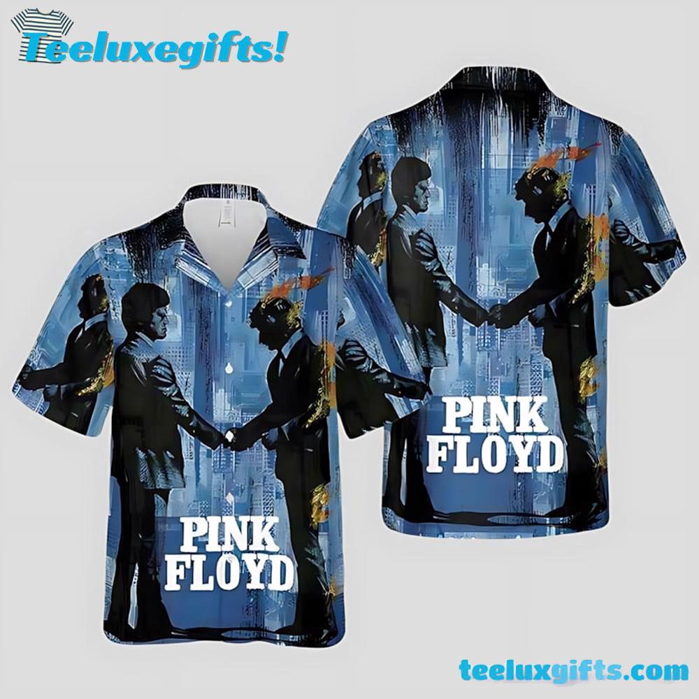 Pink Floyd Wish You Were Here Blue Color Summer Hawaiian Shirt