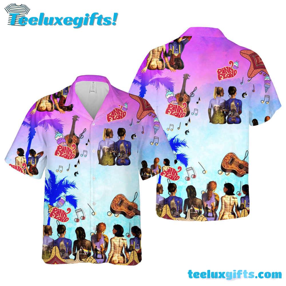 Pink Floyd Women Back Art Rock Music Summer Hawaiian Shirt