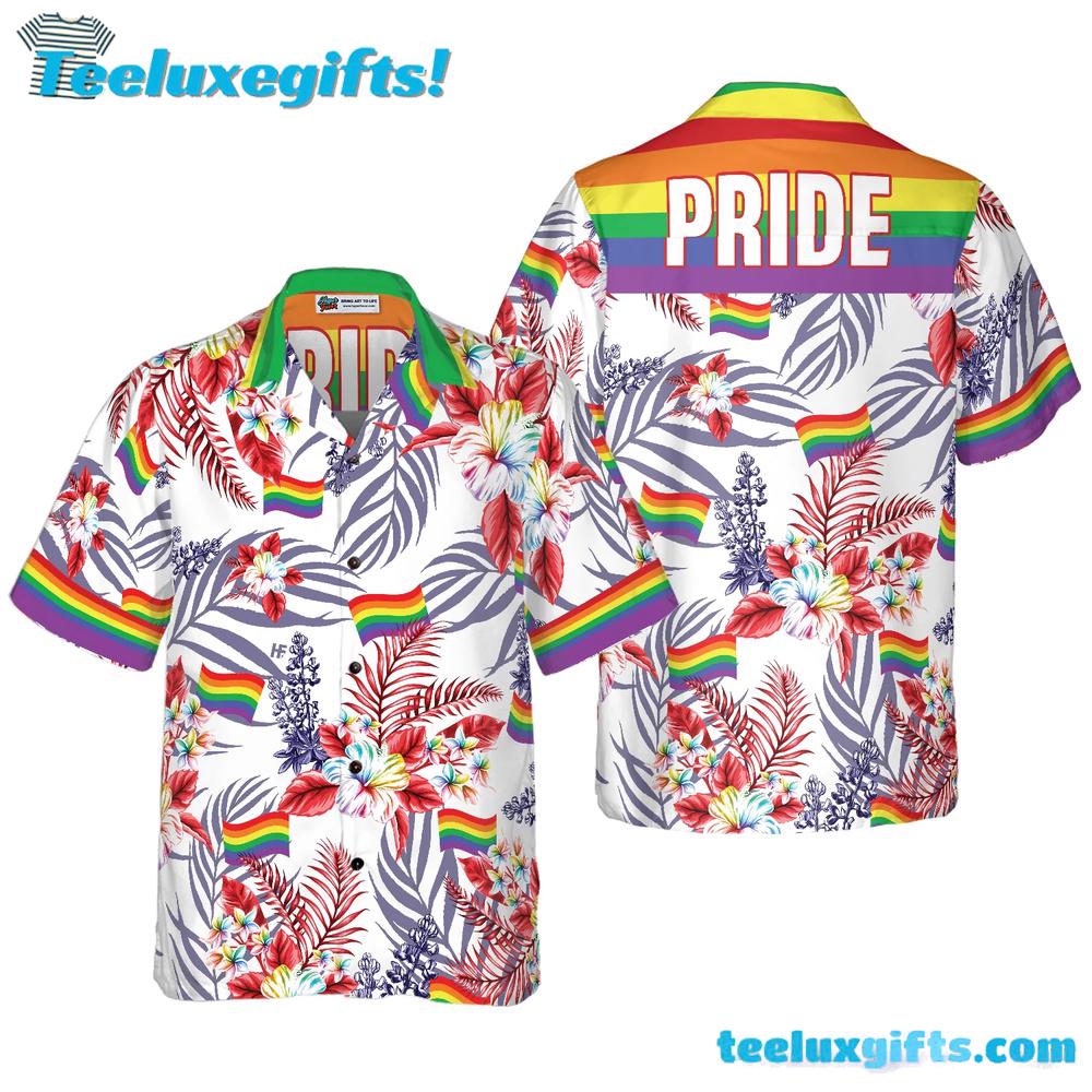 Pride LGBT Bluebonnet Hawaiian Shirt