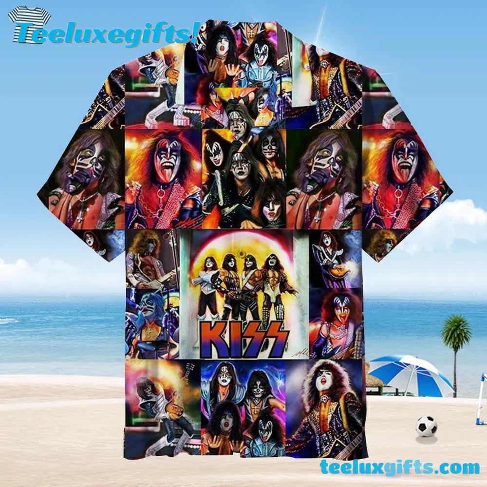 Psychedelic Kiss Collage Summer Aloha Hawaiian Shirt