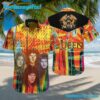 Queen Band Portrait Summer Aloha Hawaiian Shirt