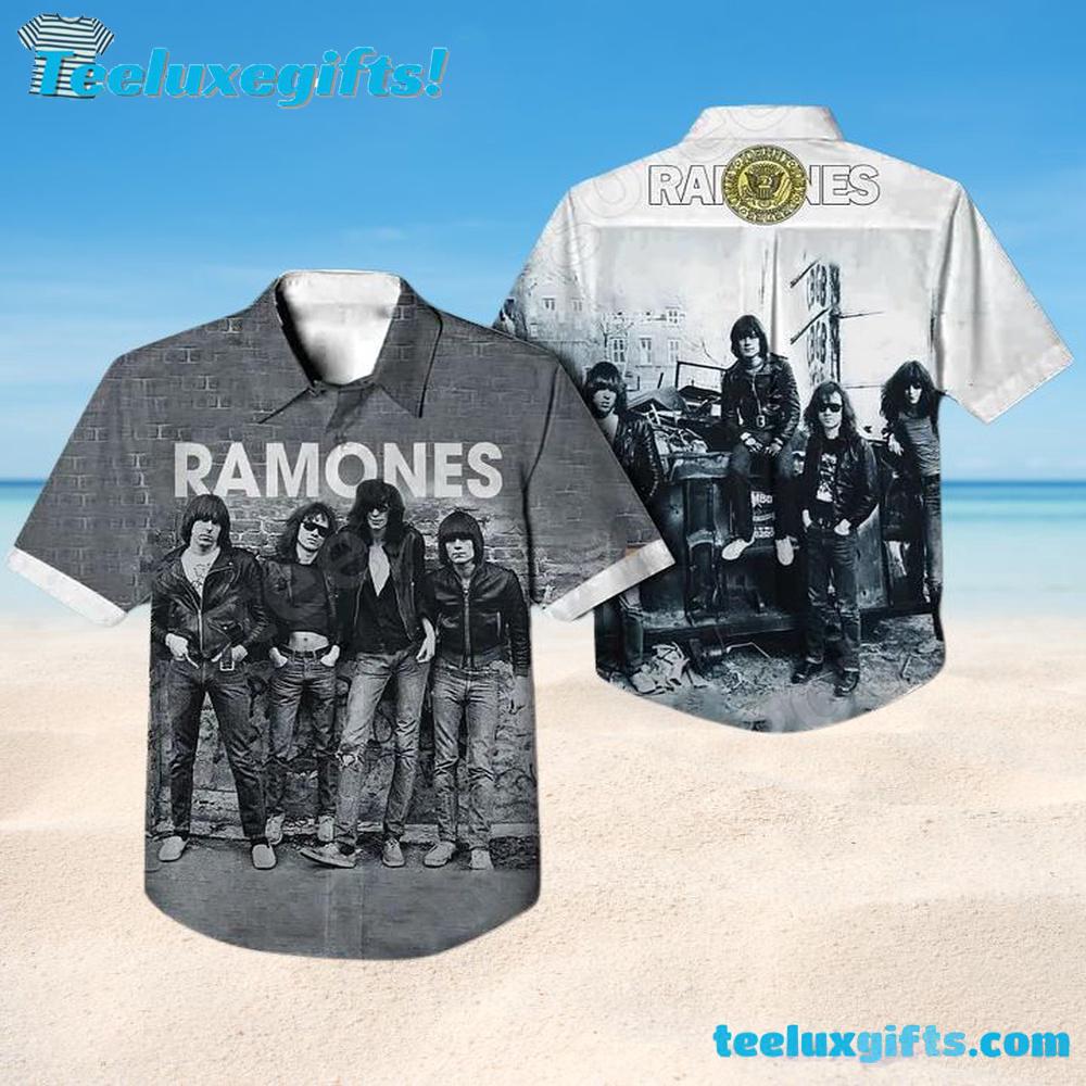 Ramones Punk Rock Heritage Summer Aloha Hawaiian Shirt