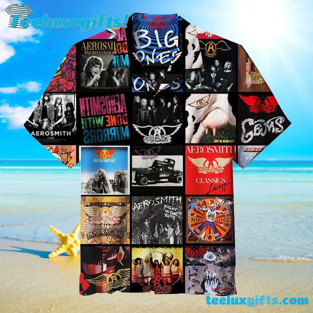 Ramones Rock Legends Album Collage Summer Aloha Hawaiian Shirt