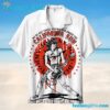 Ramones We're Out There Having Fun Under The California Sun Rock Star Summer Aloha Hawaiian Shirt