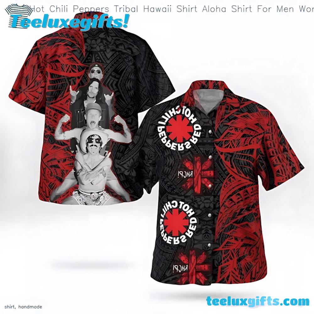 Red Hot Chili Peppers Tribal Summer Aloha Hawaiian Shirt