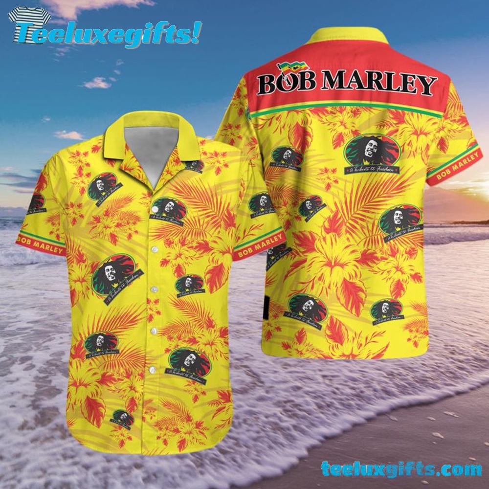 Reggae Legend Bob Marley Summer Aloha Hawaiian Shirt