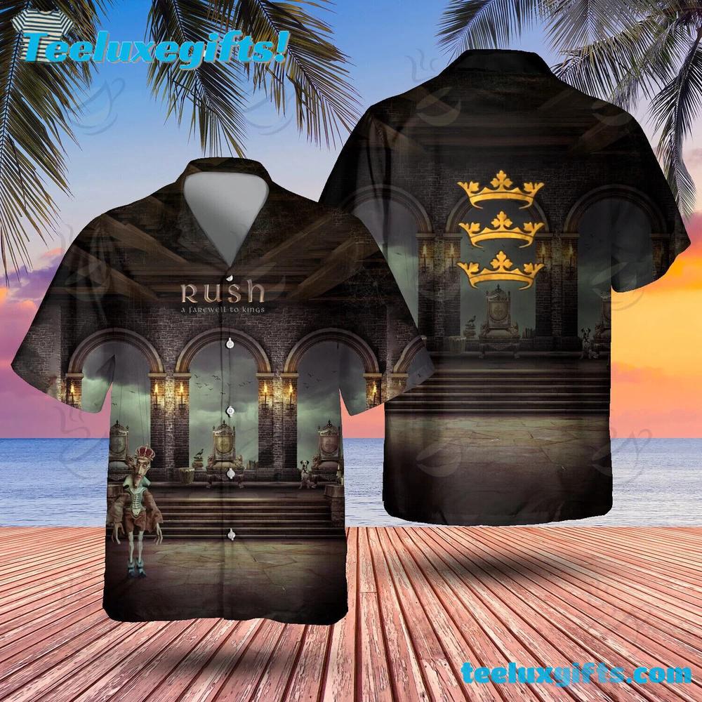 Rock Band Rush A Farewell To Kings Summer Aloha Hawaiian Shirt