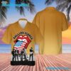 Rolling Stones American Flag Summer Aloha Hawaiian Shirt