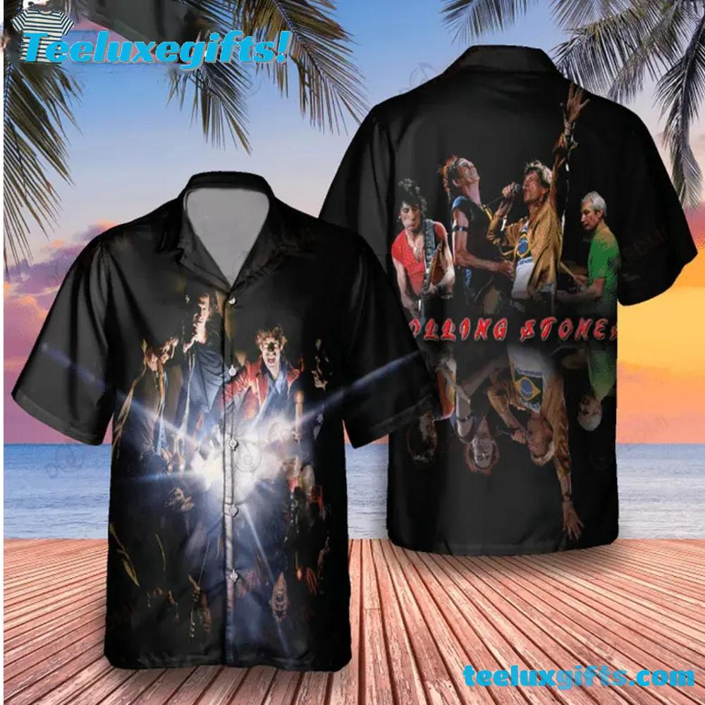 Rolling Stones Concert Summer Aloha Hawaiian Shirt