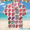 Rolling Stones Global Licks Collector's Summer Aloha Hawaiian Shirt