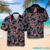 Rolling Stones Tropical Multiple Logo Summer Aloha Hawaiian Shirt