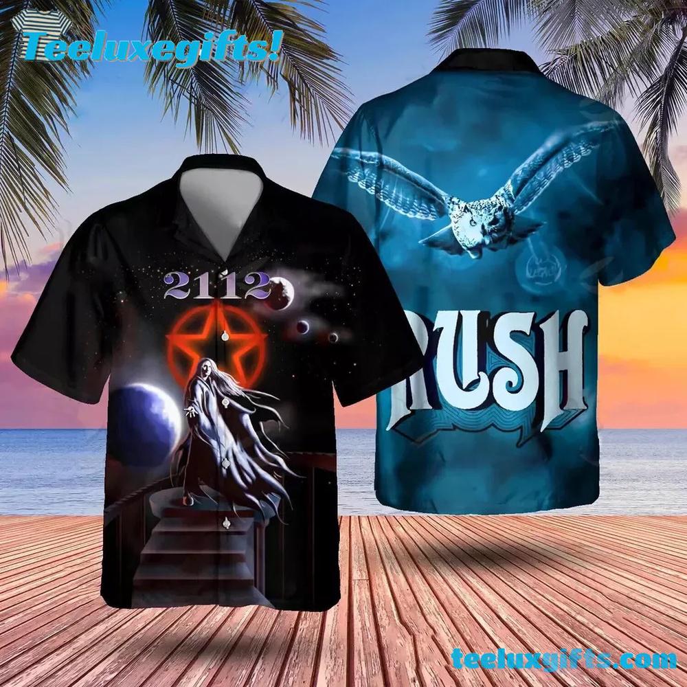 Rush 2112 Starman Summer Aloha Hawaiian Shirt