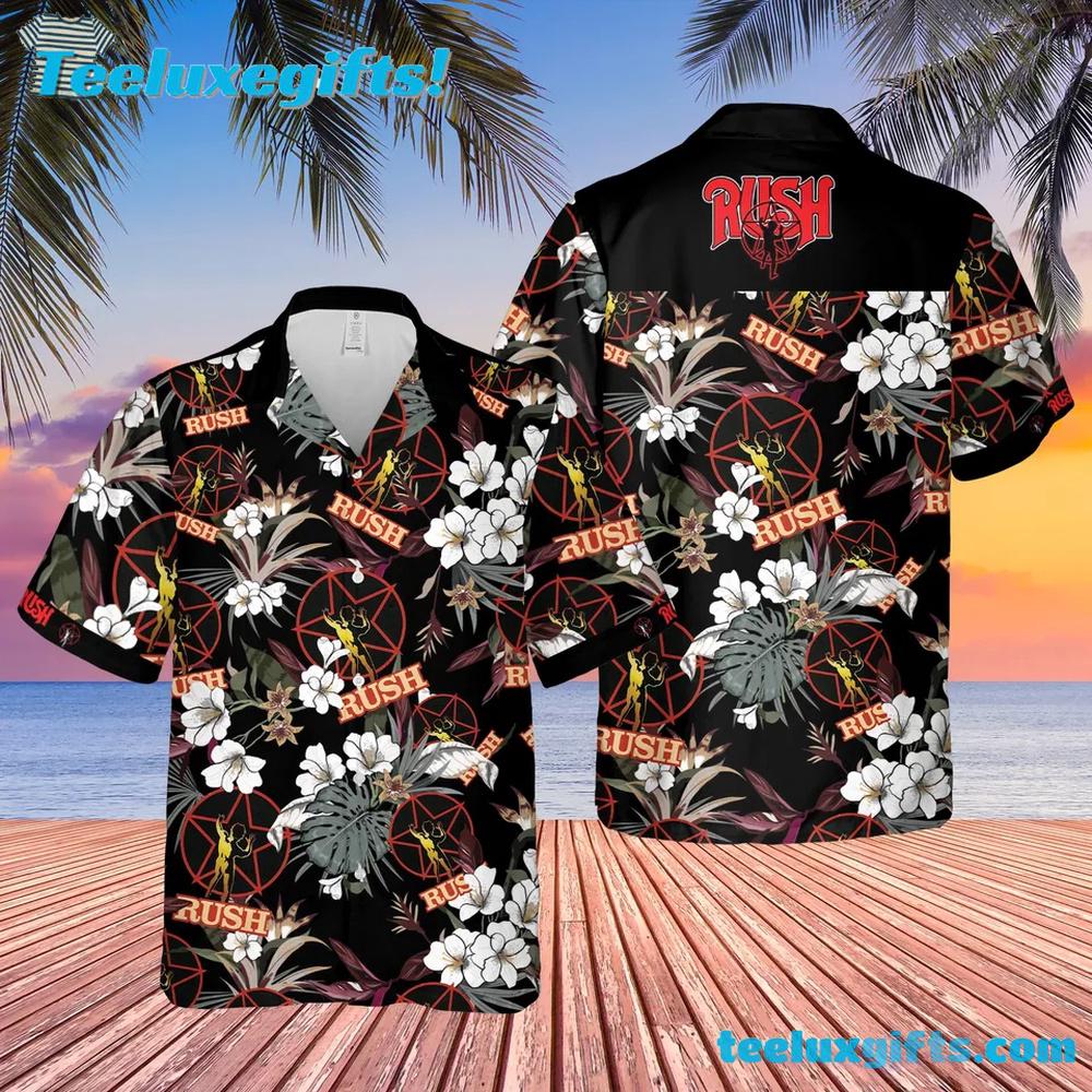 Rush Floral Spirit of Radio Summer Aloha Hawaiian Shirt