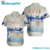 Rush Rock Band Grace Under Pressure Album Summer Aloha Hawaiian Shirt